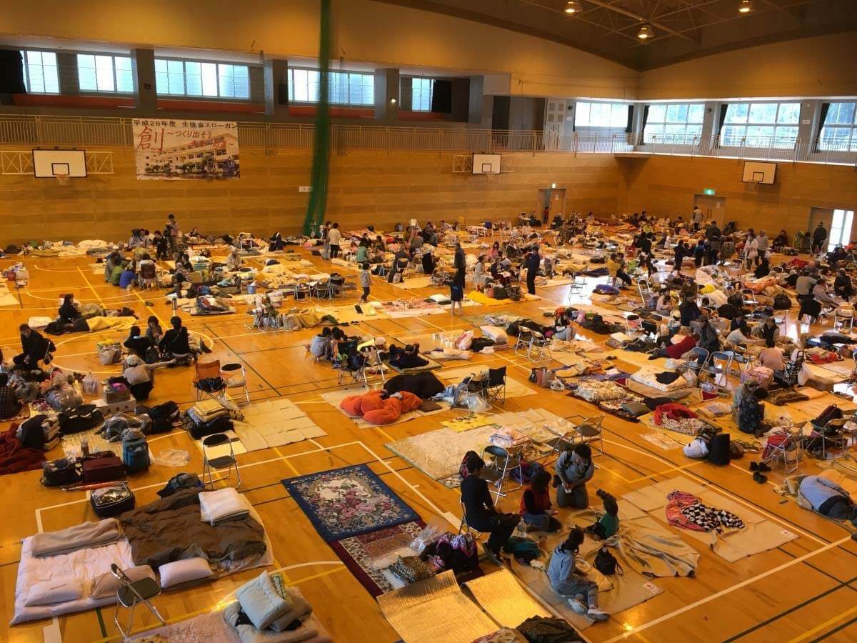 熊本地震での活動写真