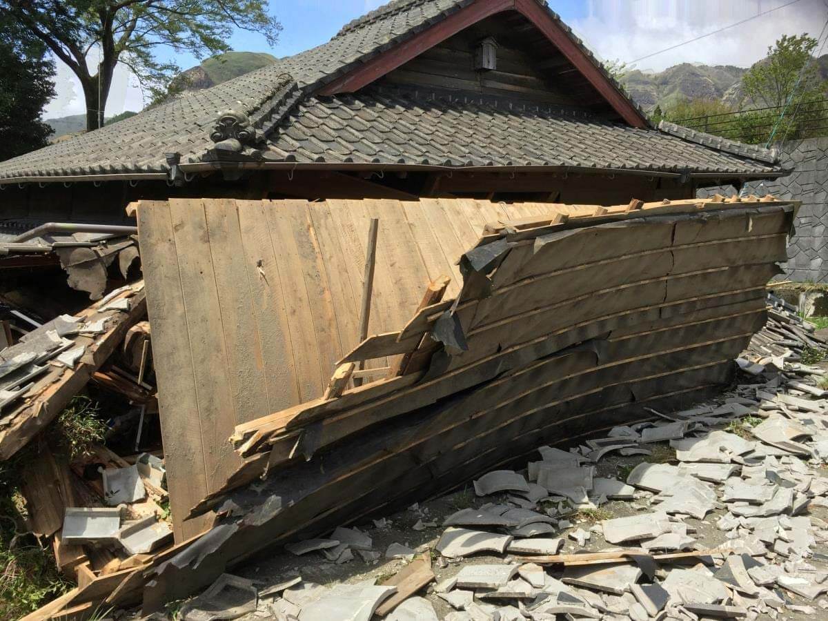 熊本地震での活動写真